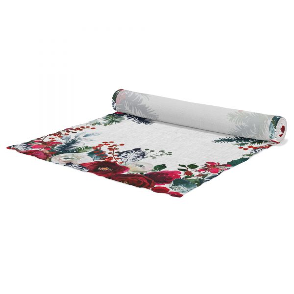 Krátky vianočný behúň 40x120cm - GRENADINE border