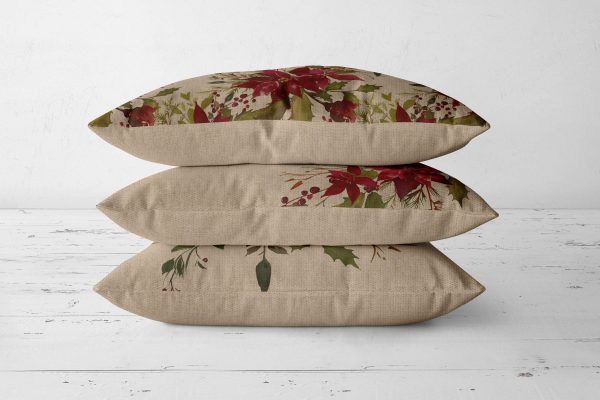 Set troch vianočných obliečok na vankúš 40x40cm SCARLETT