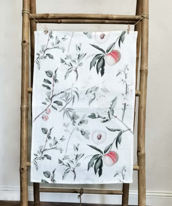 Veľkonočná ľanová utierka 40x60 cm Peach